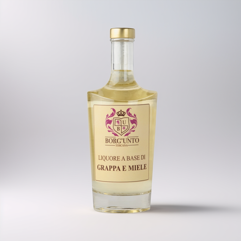 Grappa-al-miele–Borgunto-arezzo-firenze-toscana-azienda-agricola-granducatocollection-affittacamere-suitelets-holiday